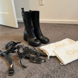 Chloe Betty Boots with Detachable Harness